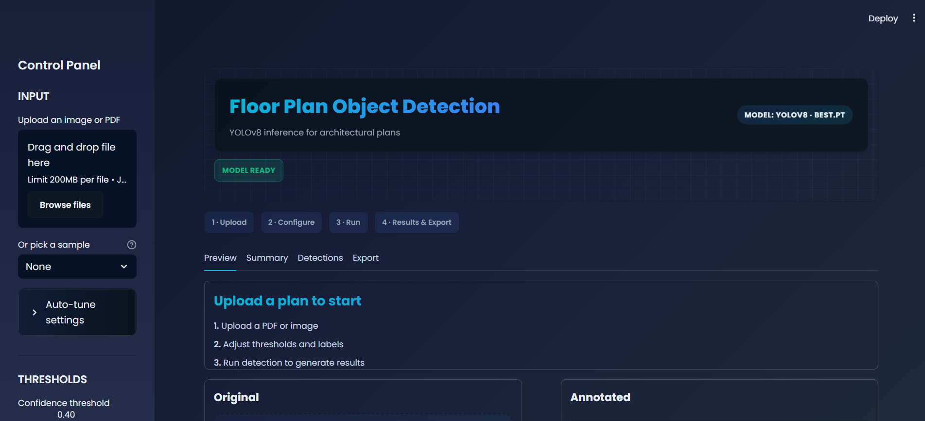 AI Floor Plan Analyzer